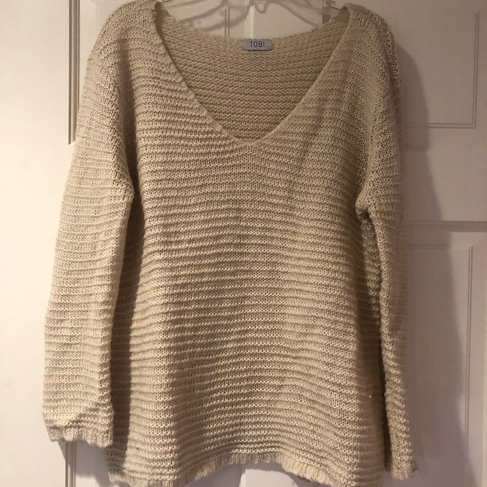 Tobi Beige Sweater